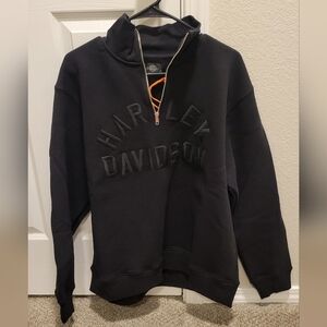 Harley Davidson Quarter zip mens medium new with tag